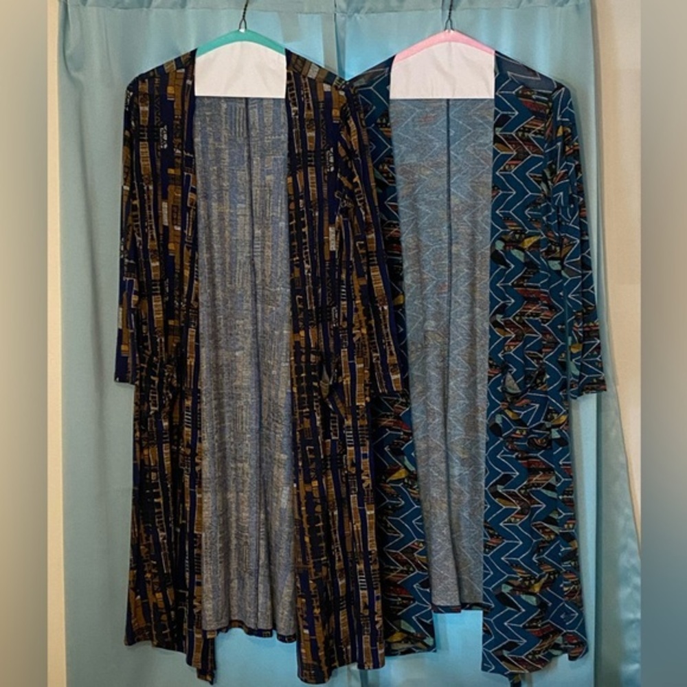 LuLaRoe Sarah size M (2 long cardigans)